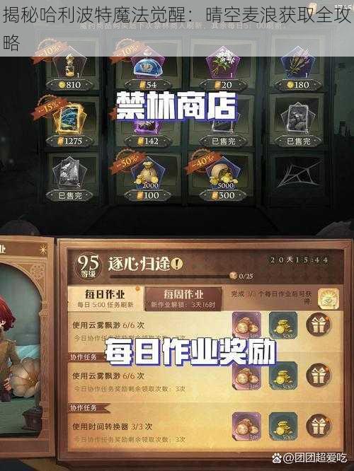 揭秘哈利波特魔法觉醒:晴空麦浪获取全攻略