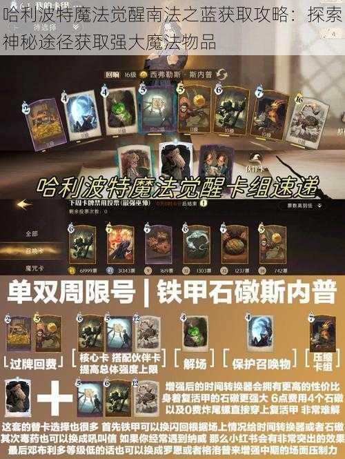 哈利波特魔法觉醒南法之蓝获取攻略:探索神秘途径获取强大魔法物品