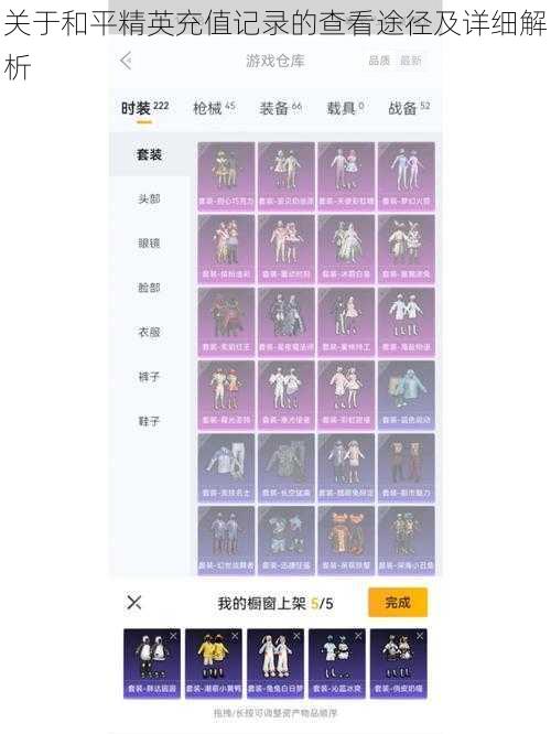 关于和平精英充值记录的查看途径及详细解析