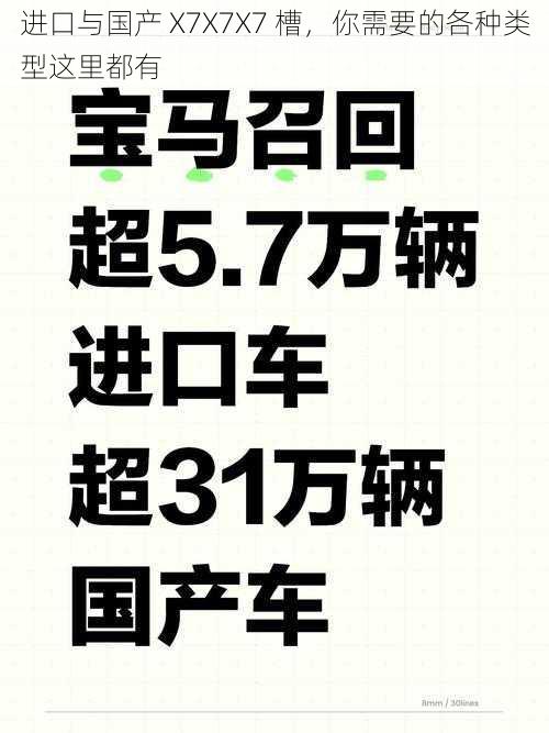 进口与国产 X7X7X7 槽,你需要的各种类型这里都有