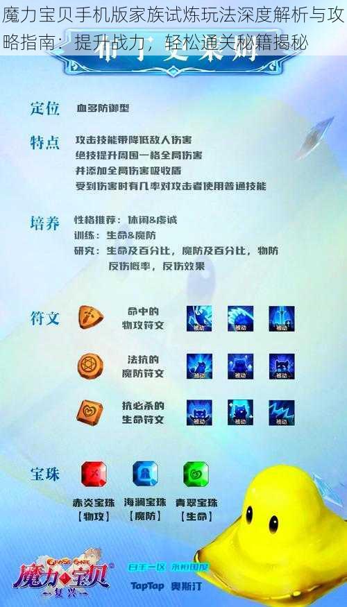 魔力宝贝手机版家族试炼玩法深度解析与攻略指南:提升战力,轻松通关秘籍揭秘
