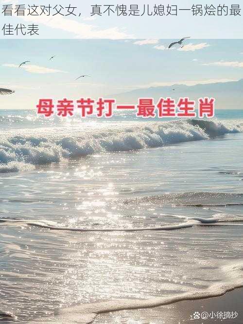 看看这对父女,真不愧是儿媳妇一锅烩的最佳代表