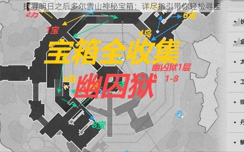 探寻明日之后多尔雪山神秘宝箱:详尽指引带你轻松寻宝