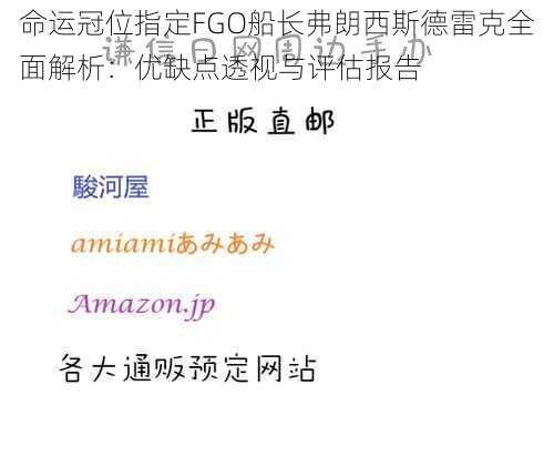 命运冠位指定FGO船长弗朗西斯德雷克全面解析:优缺点透视与评估报告