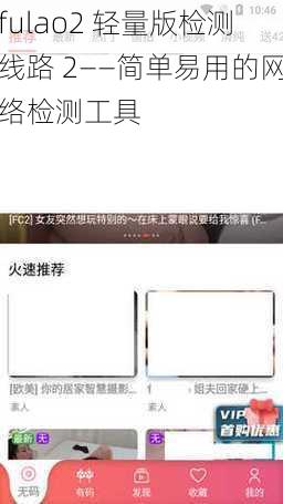 fulao2 轻量版检测线路 2——简单易用的网络检测工具