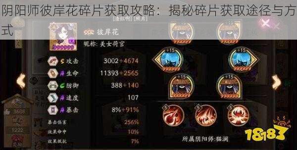 阴阳师彼岸花碎片获取攻略:揭秘碎片获取途径与方式