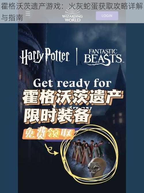 霍格沃茨遗产游戏:火灰蛇蛋获取攻略详解与指南