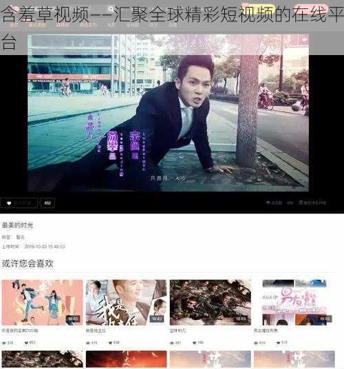 含羞草视频——汇聚全球精彩短视频的在线平台