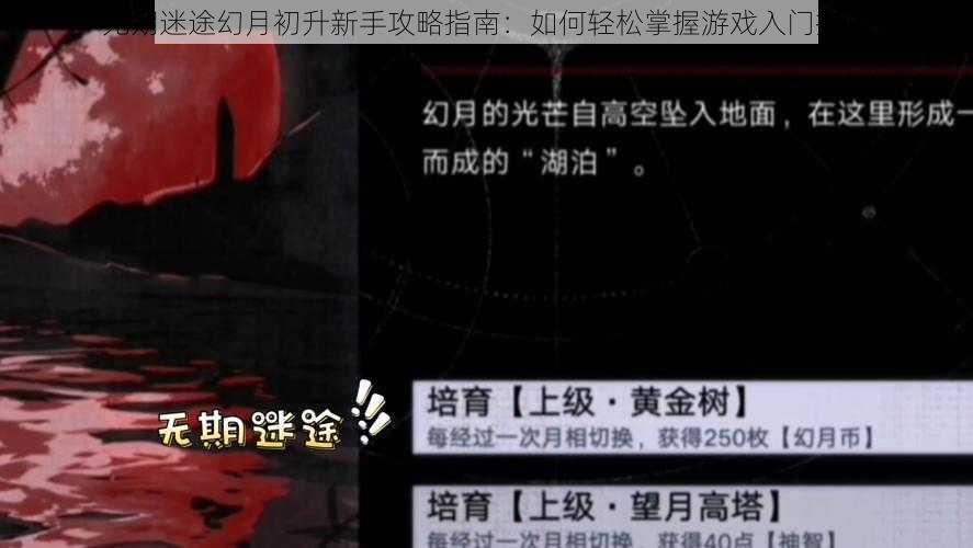 无期迷途幻月初升新手攻略指南:如何轻松掌握游戏入门技巧