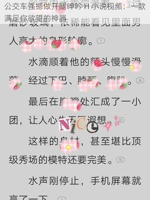 公交车强摁做开腿呻吟 H 小说视频:一款满足你欲望的神器