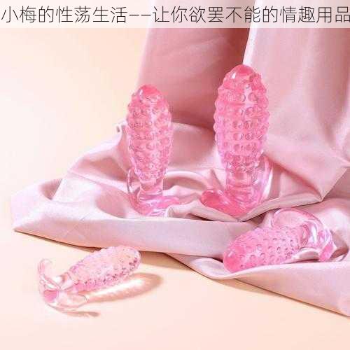 小梅的性荡生活——让你欲罢不能的情趣用品