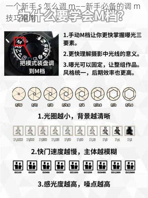 一个新手 s 怎么调 m——新手必备的调 m 技巧指南