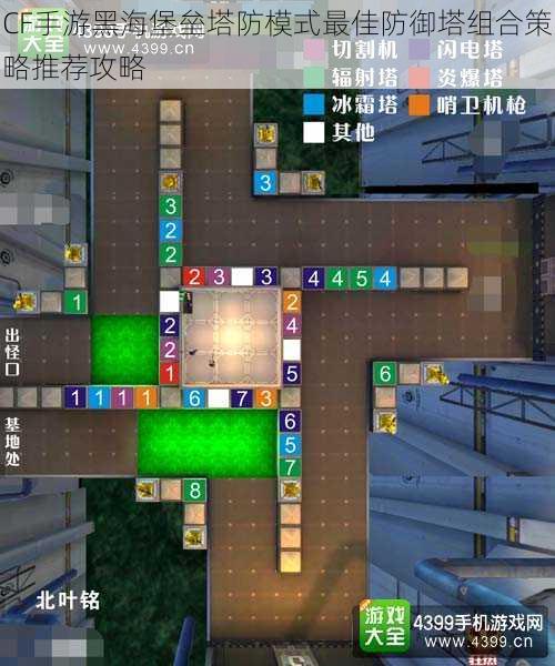 CF手游黑海堡垒塔防模式最佳防御塔组合策略推荐攻略