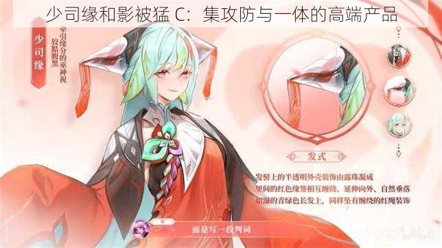 少司缘和影被猛 C:集攻防与一体的高端产品