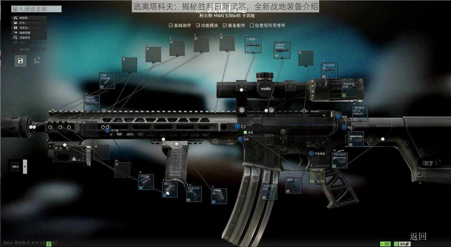 逃离塔科夫:揭秘胜利日新武器,全新战地装备介绍