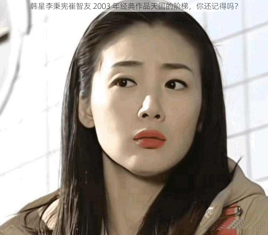 韩星李秉宪崔智友 2003 年经典作品天国的阶梯,你还记得吗?
