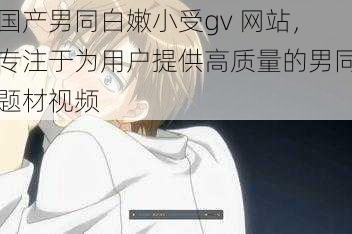 国产男同白嫩小受gv 网站,专注于为用户提供高质量的男同题材视频