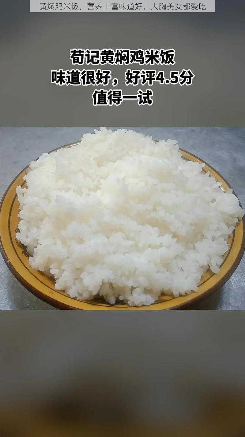 黄焖鸡米饭,营养丰富味道好,大胸美女都爱吃