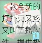 一款全新的打扑克又疼又叫直播软件,提供极致体验,快来下载安装吧