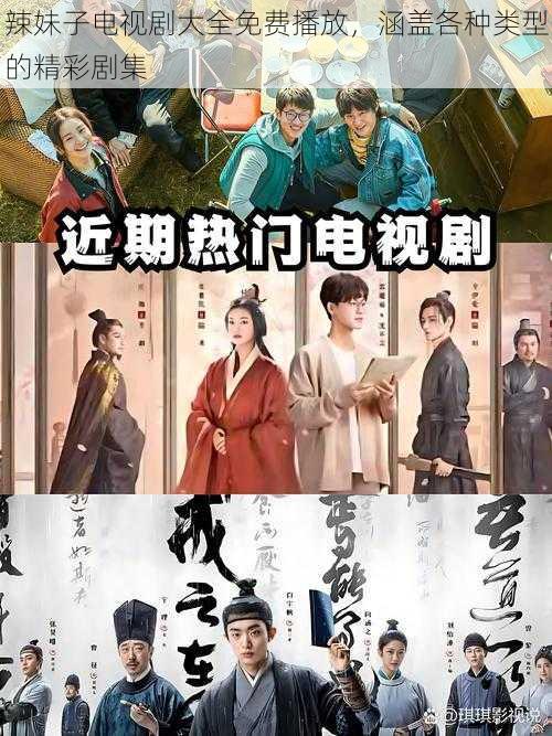 辣妹子电视剧大全免费播放,涵盖各种类型的精彩剧集