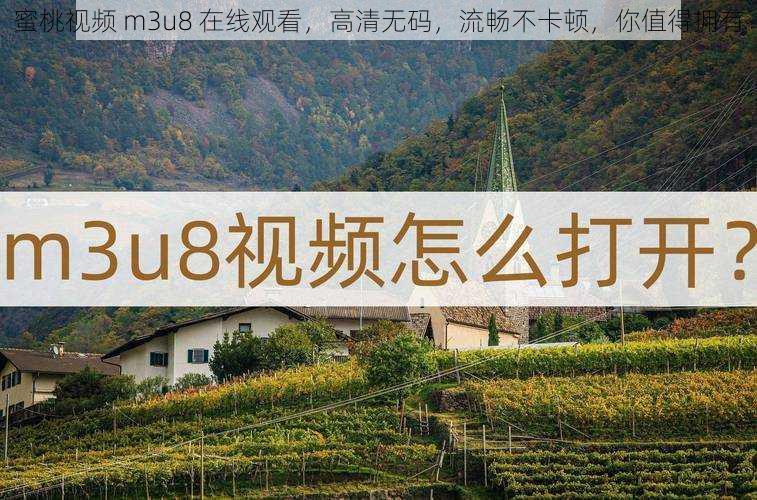 蜜桃视频 m3u8 在线观看,高清无码,流畅不卡顿,你值得拥有