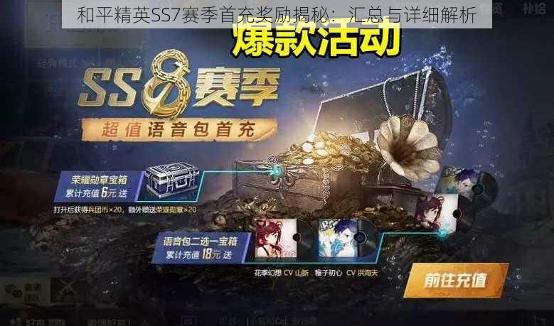 和平精英SS7赛季首充奖励揭秘:汇总与详细解析