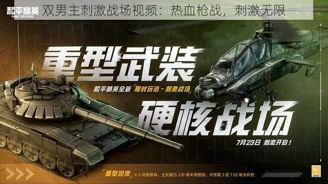 双男主刺激战场视频:热血枪战,刺激无限