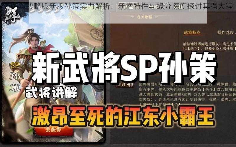 三国志战略版新版孙策实力解析:新增特性与缘分深度探讨其强大程度