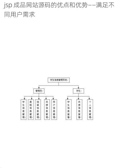 jsp 成品网站源码的优点和优势——满足不同用户需求