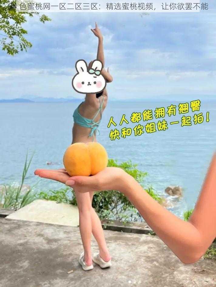 94 色蜜桃网一区二区三区:精选蜜桃视频,让你欲罢不能