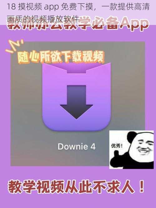 18 摸视频 app 免费下摸,一款提供高清画质的视频播放软件