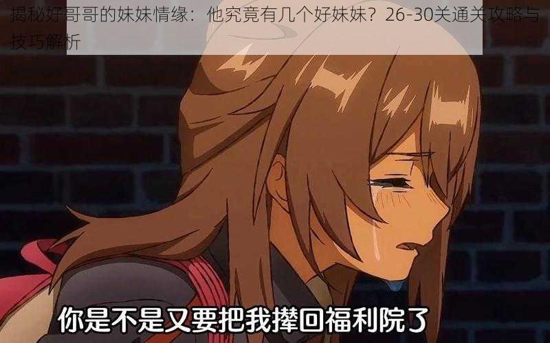 揭秘好哥哥的妹妹情缘:他究竟有几个好妹妹?26-30关通关攻略与技巧解析
