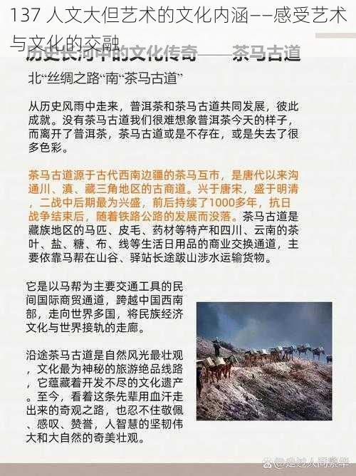 137 人文大但艺术的文化内涵——感受艺术与文化的交融