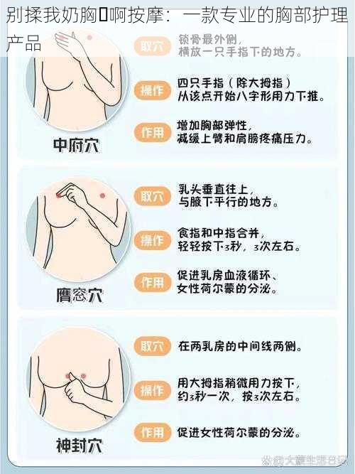 别揉我奶胸⋯啊按摩:一款专业的胸部护理产品