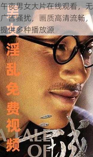 午夜男女大片在线观看,无广告骚扰,画质高清流畅,提供多种播放源