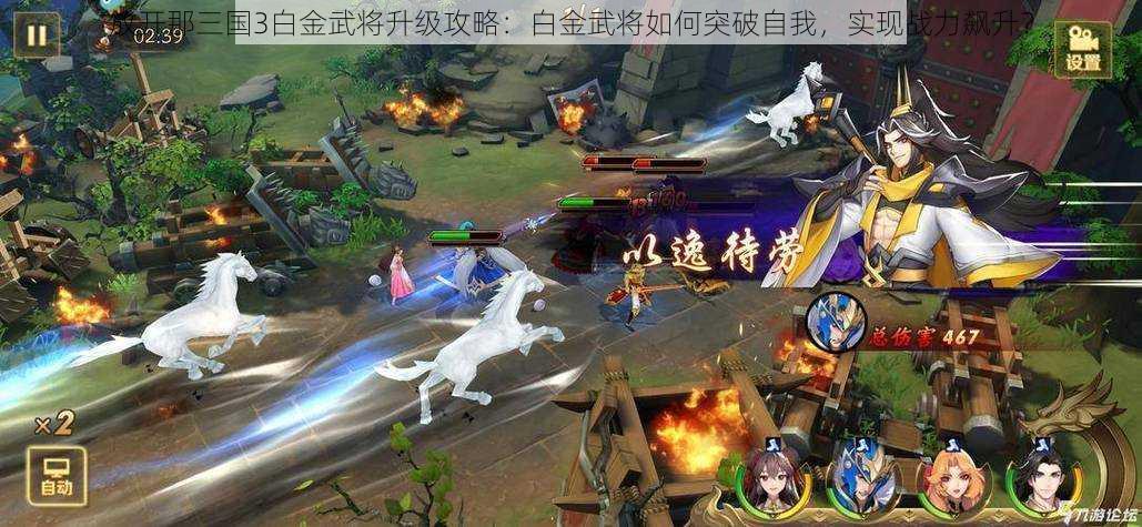 放开那三国3白金武将升级攻略:白金武将如何突破自我,实现战力飙升?