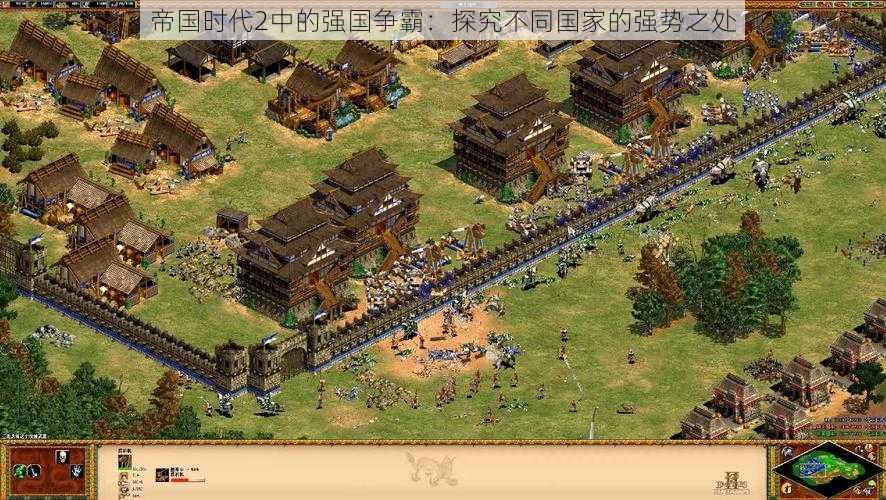 帝国时代2中的强国争霸:探究不同国家的强势之处