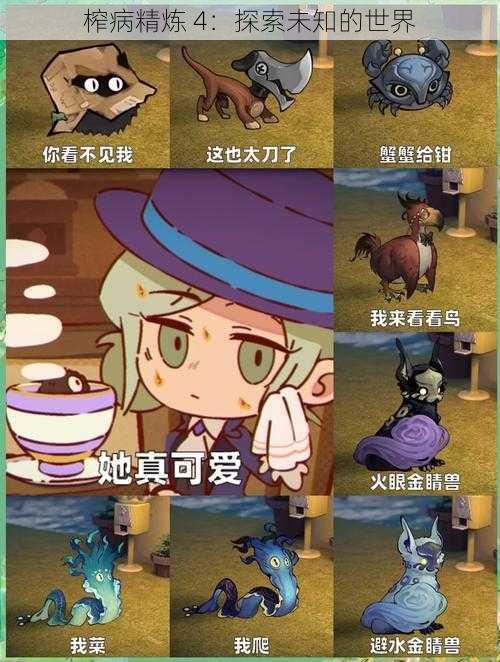 榨病精炼 4:探索未知的世界