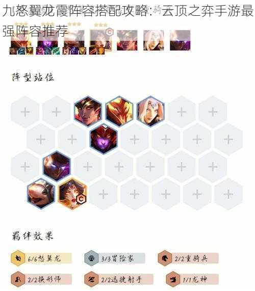 九怒翼龙霞阵容搭配攻略:云顶之弈手游最强阵容推荐