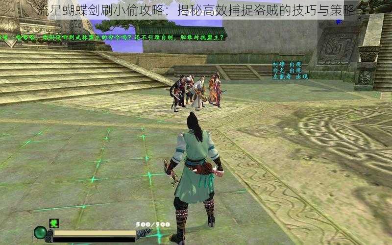 流星蝴蝶剑刷小偷攻略:揭秘高效捕捉盗贼的技巧与策略