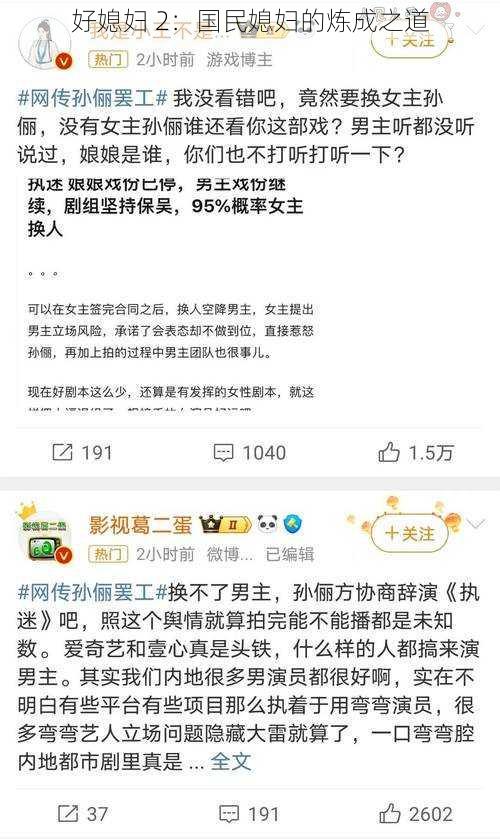 好媳妇 2:国民媳妇的炼成之道
