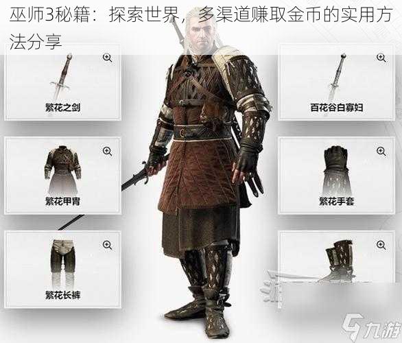 巫师3秘籍:探索世界,多渠道赚取金币的实用方法分享