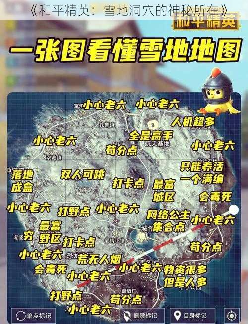 《和平精英:雪地洞穴的神秘所在》