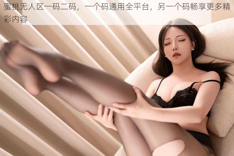 蜜桃无人区一码二码,一个码通用全平台,另一个码畅享更多精彩内容
