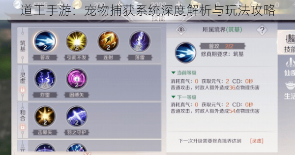 道王手游:宠物捕获系统深度解析与玩法攻略