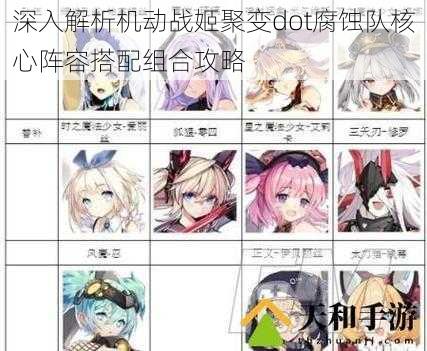 深入解析机动战姬聚变dot腐蚀队核心阵容搭配组合攻略