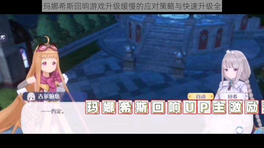 关于玛娜希斯回响游戏升级缓慢的应对策略与快速升级全攻略