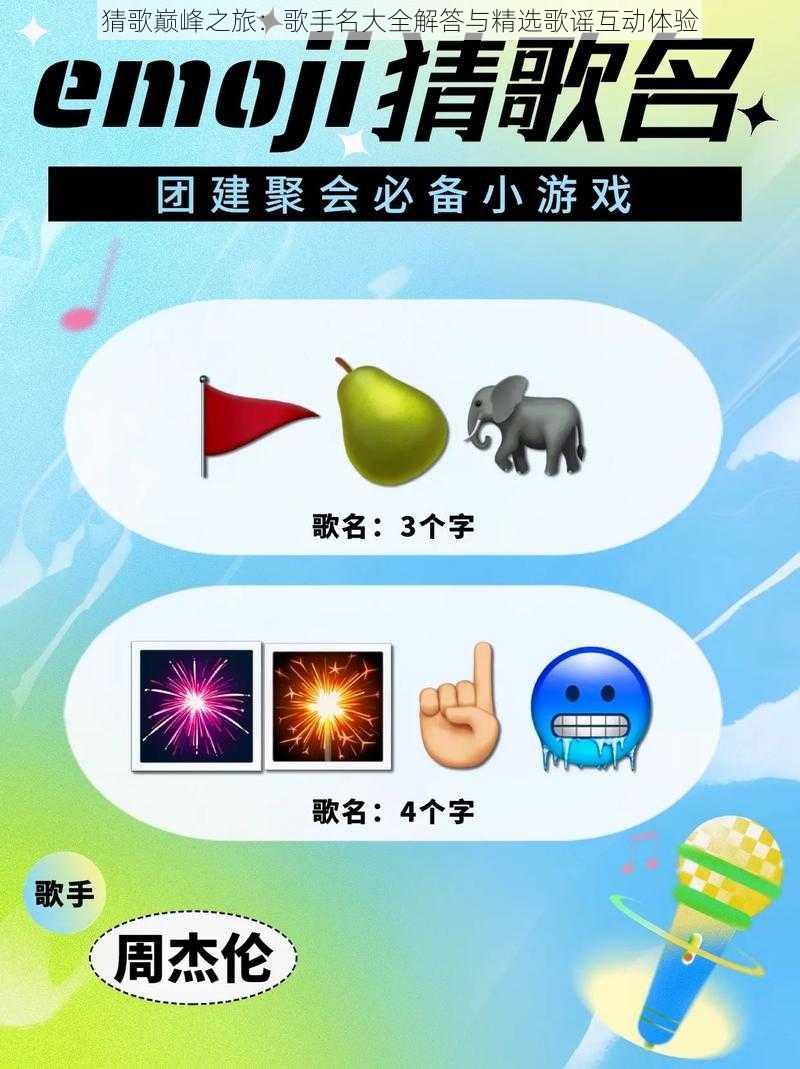 猜歌巅峰之旅:歌手名大全解答与精选歌谣互动体验
