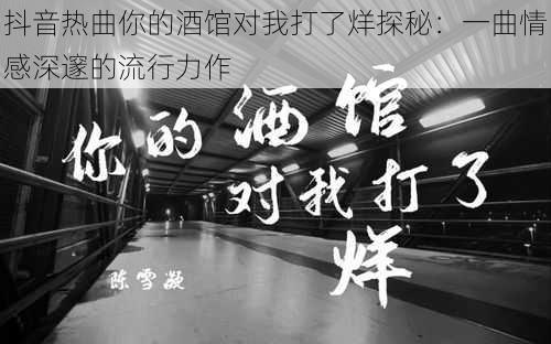 抖音热曲你的酒馆对我打了烊探秘:一曲情感深邃的流行力作
