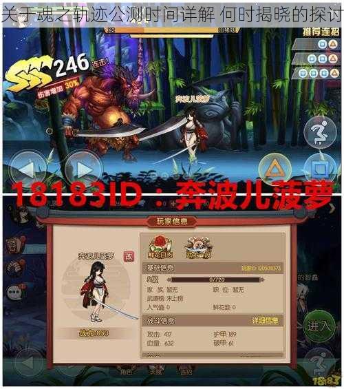 关于魂之轨迹公测时间详解 何时揭晓的探讨